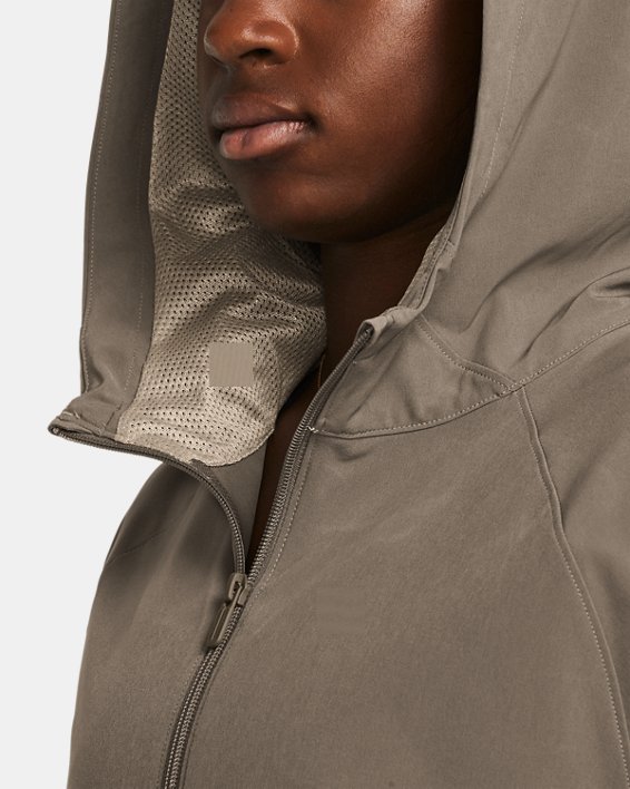 Women's UA ArmourSport Cargo Oversized Jacket in Brown image number 2